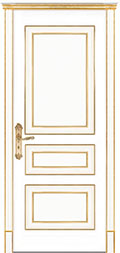 	межкомнатные двери 	Дариано Виченца-3 эмаль патина