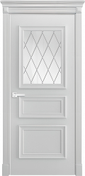 	межкомнатные двери 	Дариано Виченца-3 гравировка Англия эмаль