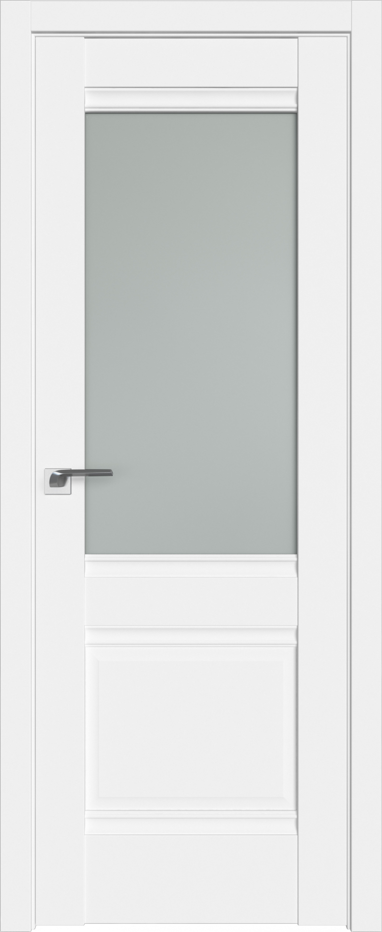 межкомнатные двери  Profil Doors 2U стекло аляска