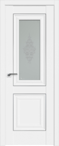 межкомнатные двери  Profil Doors 28U стекло Кристалл аляска