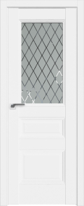 межкомнатные двери  Profil Doors 67U стекло Ромб аляска