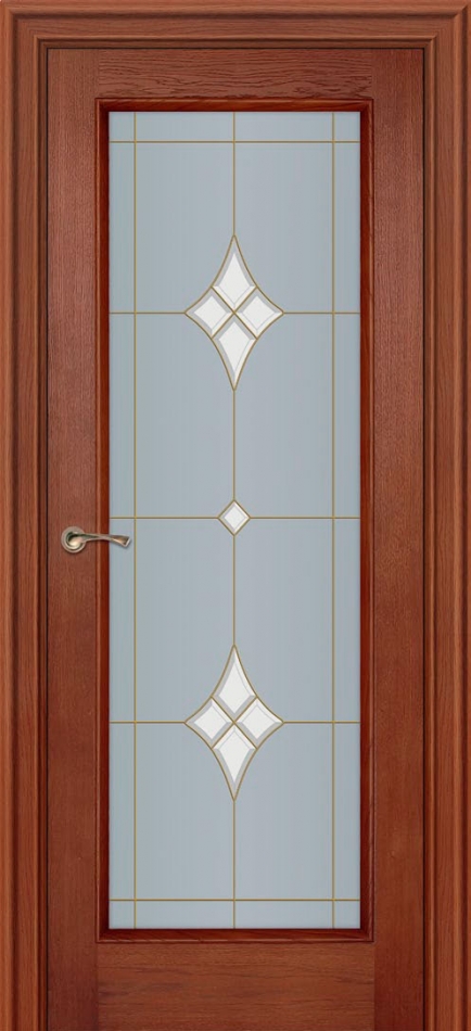 межкомнатные двери  Фрамир New Classic 1 со стеклом шпон
