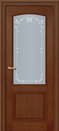 межкомнатные двери  Фрамир Geneva 9 со стеклом шпон