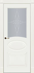 межкомнатные двери  Фрамир Rimini 12 со стеклом эмаль