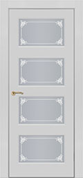 межкомнатные двери  Фрамир Emma 5 со стеклом эмаль