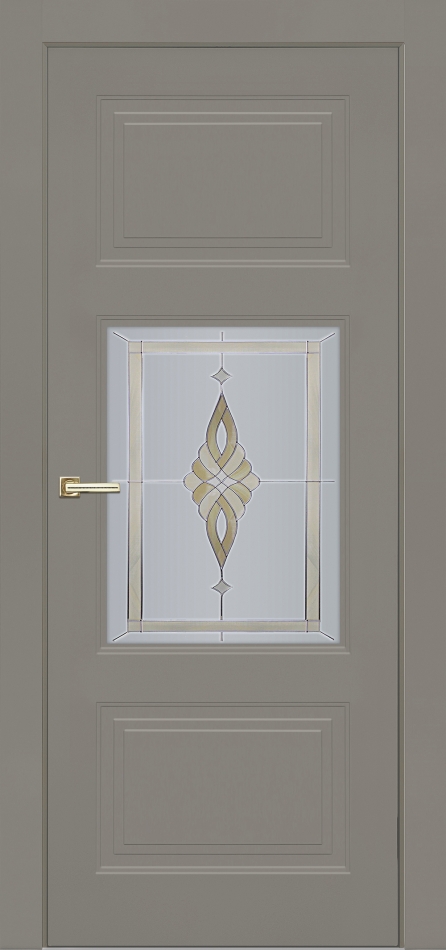 межкомнатные двери  Фрамир Emma 7 со стеклом эмаль