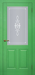 межкомнатные двери  Фрамир Savona 5 со стеклом эмаль