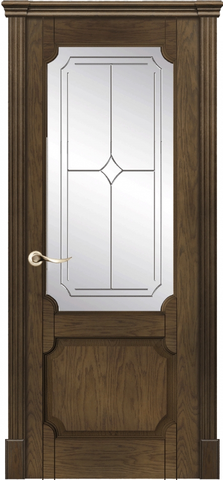 межкомнатные двери  La Porte New Classic 200.3 гравировка Падуя миндаль