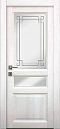 межкомнатные двери  La Porte Master 400.3 гравировка Сити аляска