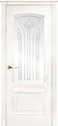 	межкомнатные двери 	La Porte Classic 300.2 гравировка Тесса ясень бланко