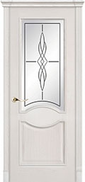 	межкомнатные двери 	La Porte Classic 300.7 гравировка Лувр ясень бланко