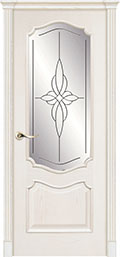 межкомнатные двери  La Porte Classic 300.4 гравировка Эстет ясень карамель