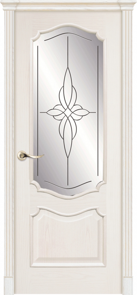 межкомнатные двери  La Porte Classic 300.4 гравировка Эстет ясень карамель