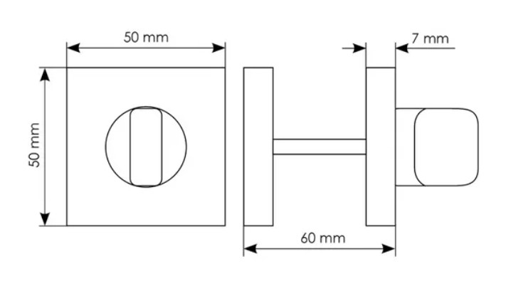  LUX-WC-S5 CAFFE квадрат