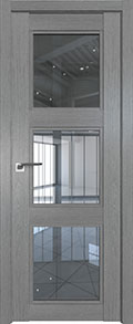межкомнатные двери  Profil Doors 2.27XN стекло грувд серый