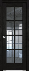 межкомнатные двери  Profil Doors 101XN стекло дарк браун