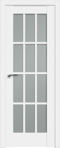 	межкомнатные двери 	Profil Doors 102U стекло аляска