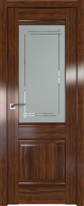 межкомнатные двери  Profil Doors 2X гравировка Мадрид орех амари