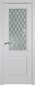 межкомнатные двери  Profil Doors 67.2U стекло Ромб манхэттен