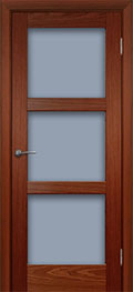 межкомнатные двери  Фрамир Dublin 9 со стеклом шпон