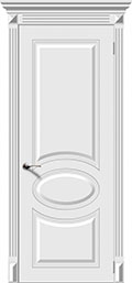 	межкомнатные двери 	La Porte CL010 эмаль белая
