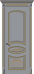 	межкомнатные двери 	La Porte CL015 эмаль графит