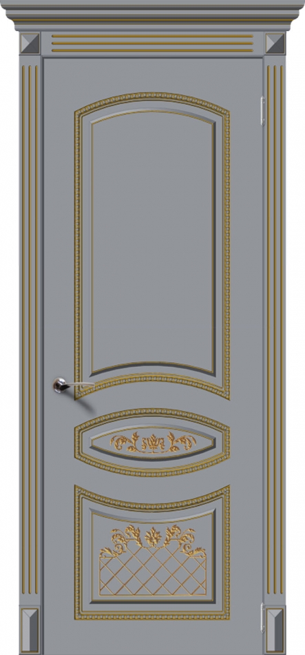 межкомнатные двери  La Porte CL015 эмаль графит