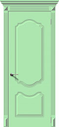 	межкомнатные двери 	La Porte CL002 эмаль фисташка