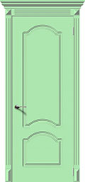 	межкомнатные двери 	La Porte CL006 эмаль фисташка