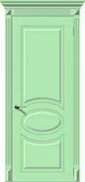 	межкомнатные двери 	La Porte CL010 эмаль фисташка
