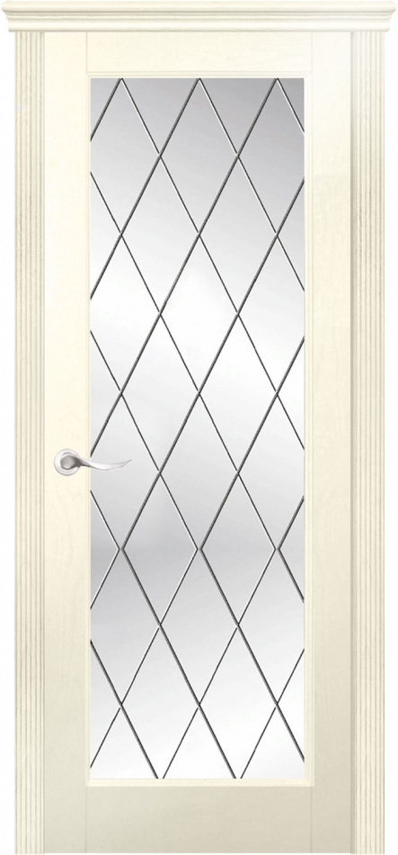 межкомнатные двери  La Porte New Classic 200.6 гравировка Ромб ясень карамель
