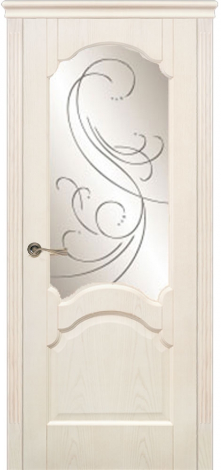 межкомнатные двери  La Porte New Classic 200.7 гравировка Метелица ясень карамель