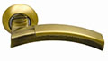 	дверные ручки 	Archie SILLUR 132 матовое золото/BR