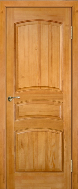 межкомнатные двери  Юркас Модель №16 сосна светлый лак