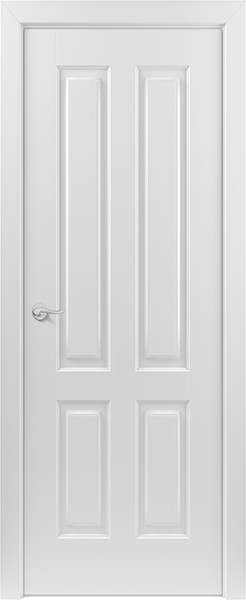 межкомнатные двери Colour Design Квадро эмаль белая