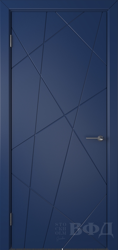 межкомнатные двери  ВФД Флитта эмаль синяя