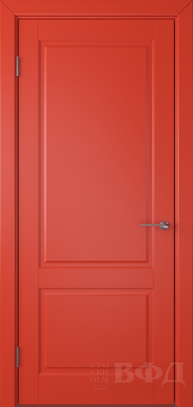 межкомнатные двери  ВФД Доррен эмаль красная