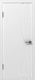межкомнатные двери  ВФД Граффити 1 эмаль белая