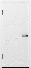 межкомнатные двери  ВФД Граффити 4 эмаль белая