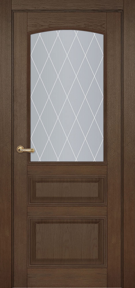 межкомнатные двери  Фрамир Geneva 10 со стеклом шпон