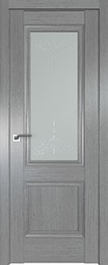 межкомнатные двери  Profil Doors 2.37XN стекло Франческо грувд серый