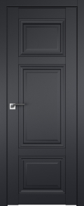 межкомнатные двери  Profil Doors 2.104U чёрный seidenmatt