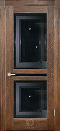 	межкомнатные двери 	Creda Moderno ПО3 black