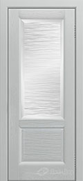 	межкомнатные двери 	Лайндор Эстела 3Д стекло Волна