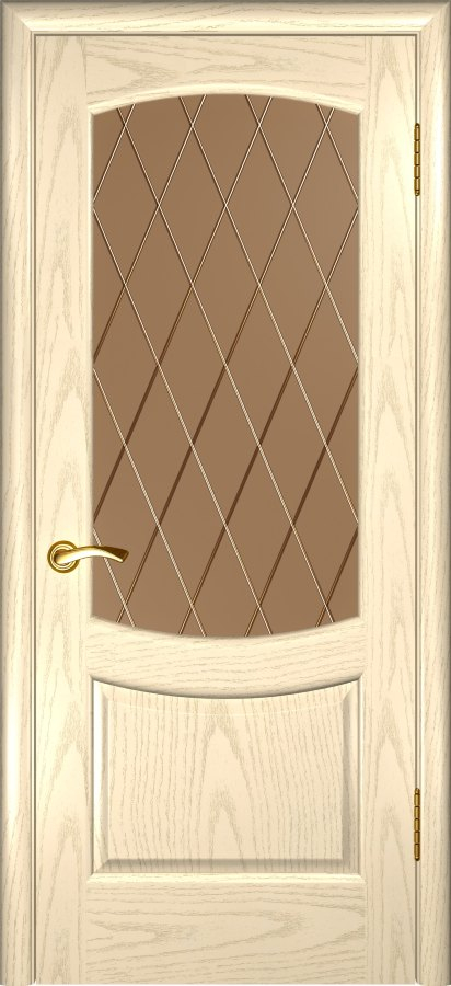 межкомнатные двери  Luxor Лаура 2 со стеклом
