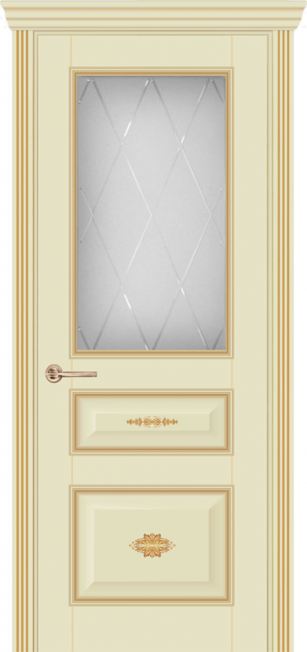 межкомнатные двери  Практика Марсель ДО1 гравировка Готика декор Венетто с патиной