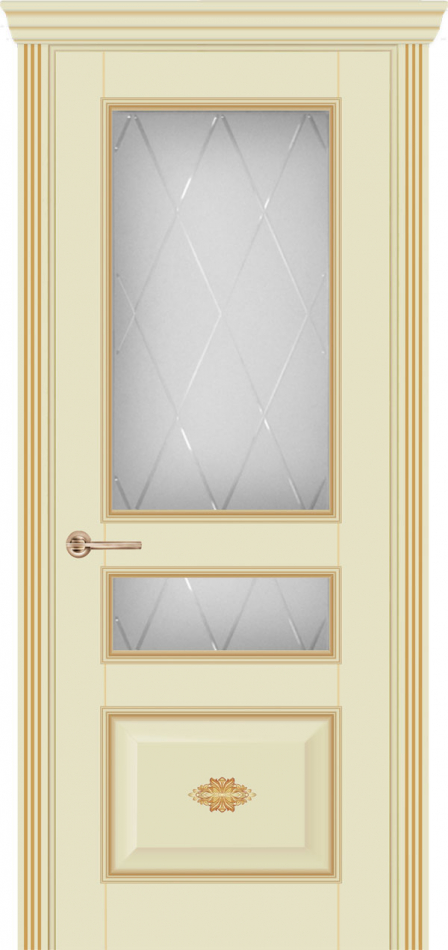 межкомнатные двери  Практика Марсель ДО2 гравировка Готика декор Венетто с патиной