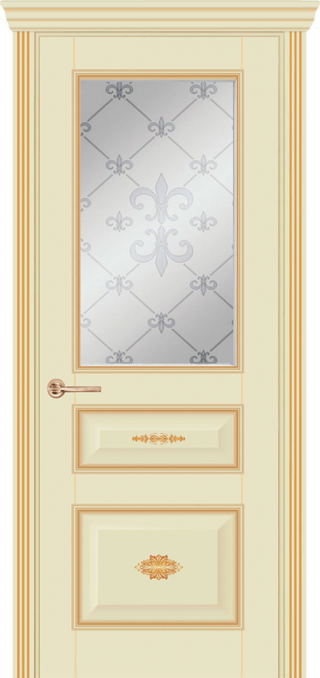 межкомнатные двери  Практика Марсель ДО1 гравировка Люмина декор Венетто с патиной