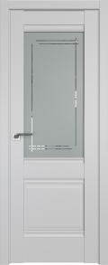 межкомнатные двери  Profil Doors 2U гравировка Мадрид манхэттан