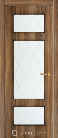 межкомнатные двери  Юкка Квадро 8 со стеклом